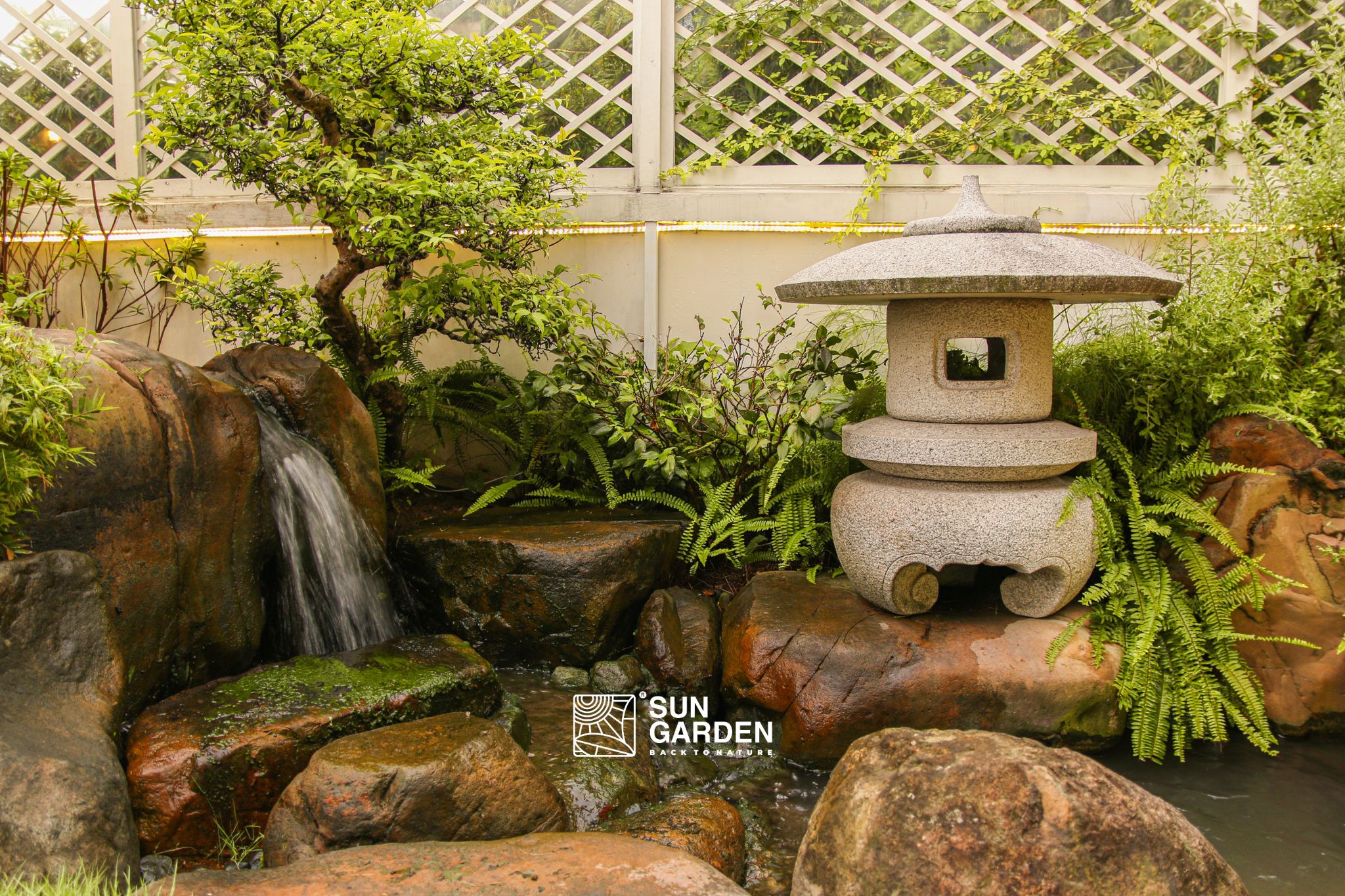 tiểu cảnh góc sân 5