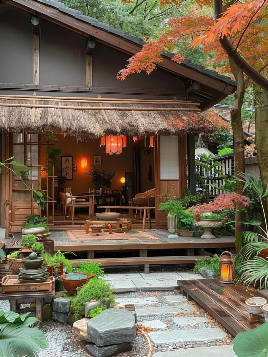 Sân vườn sau nhà ống 2