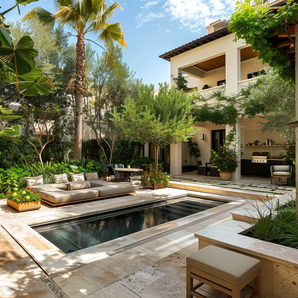 Sân vườn đẹp 1