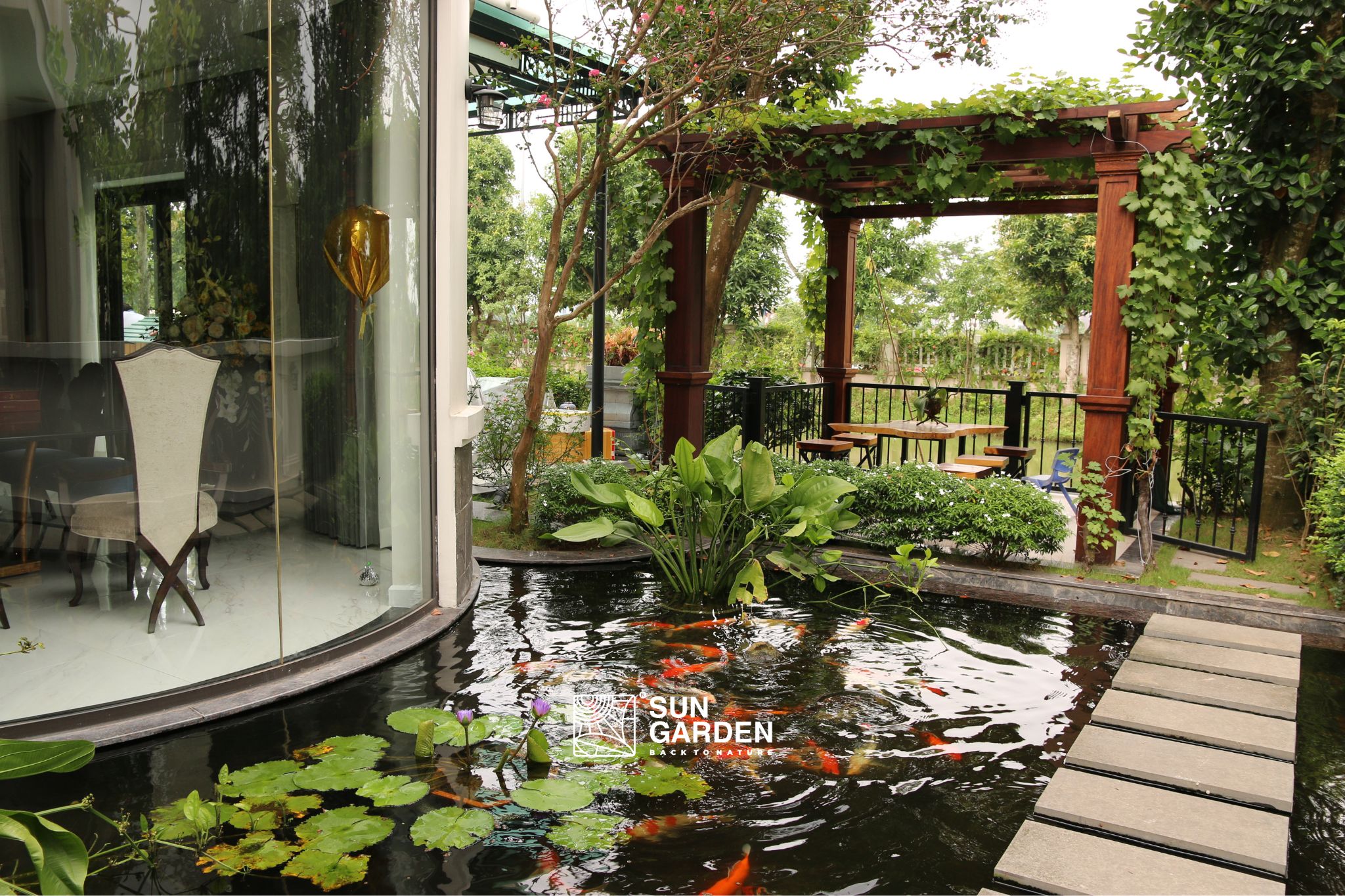 sân vườn sau nhà ống 5