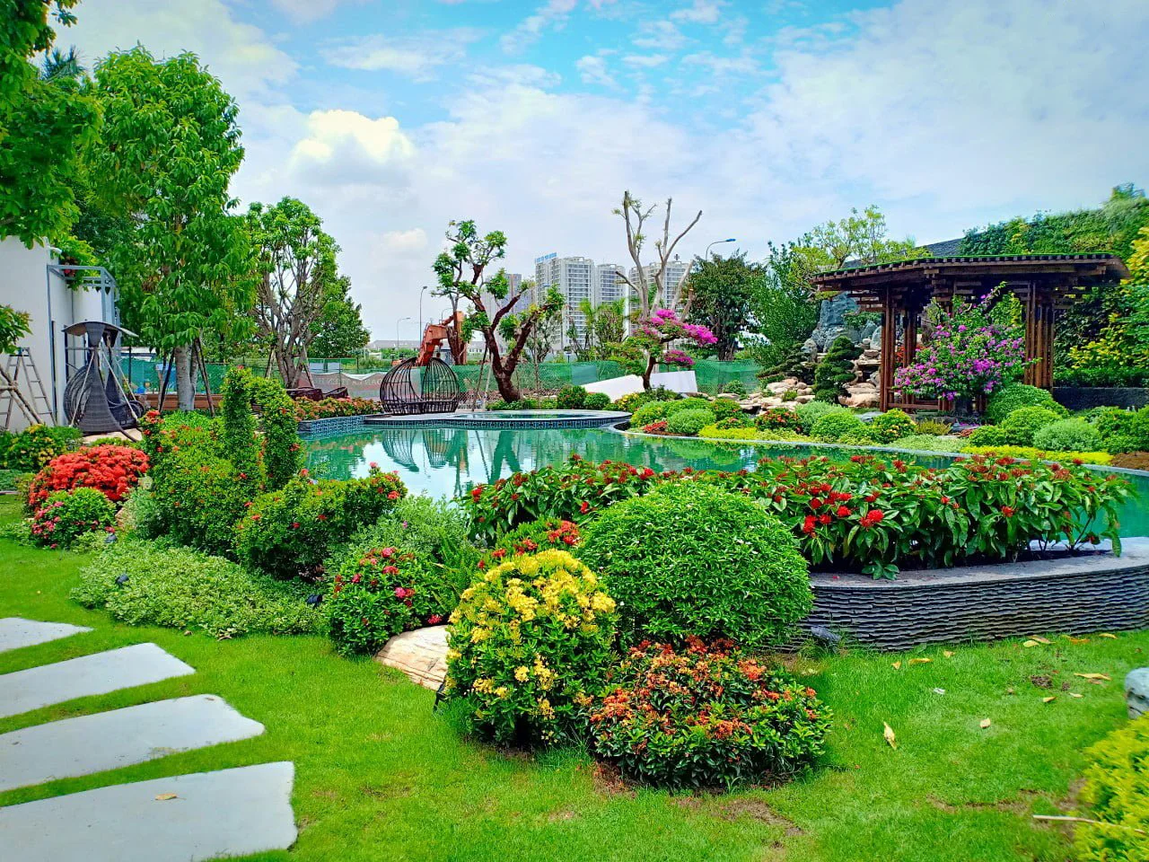 thiết kế cảnh quan cây xanh 1