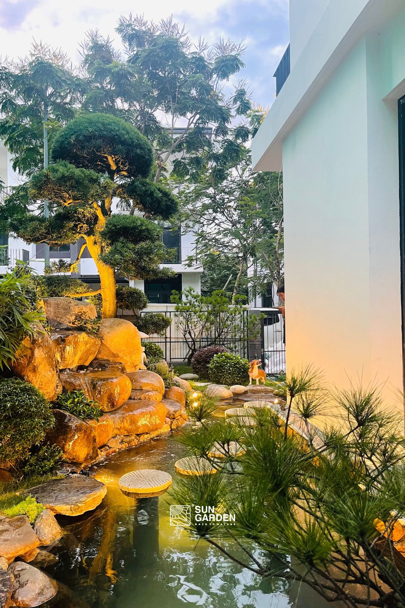 tiểu cảnh sân vườn nhỏ 5