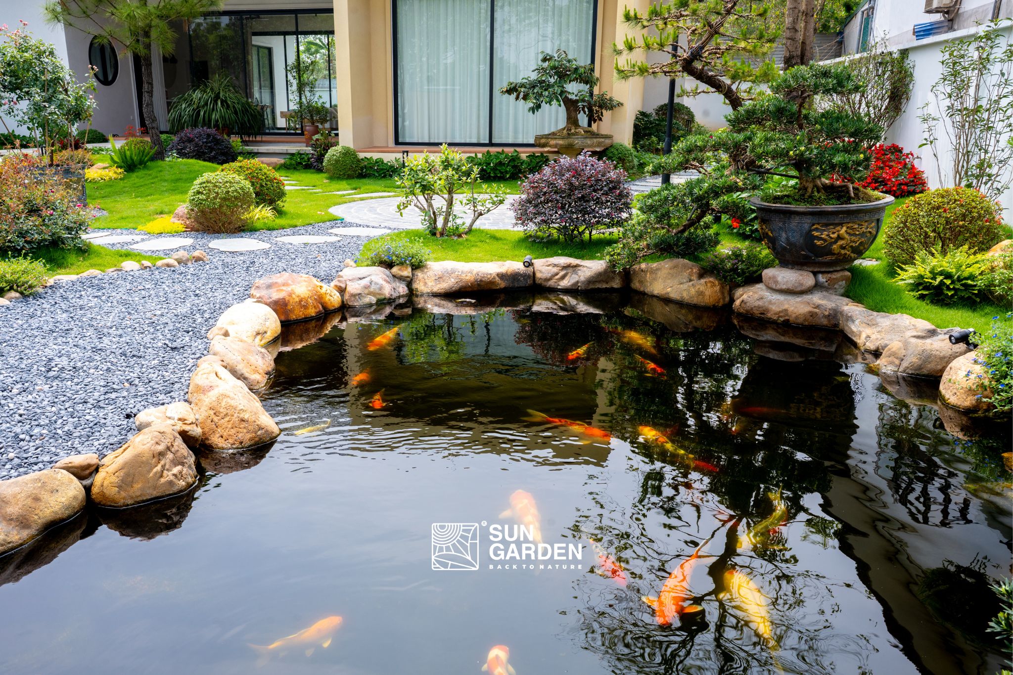 Sân vườn mini đẹp 4