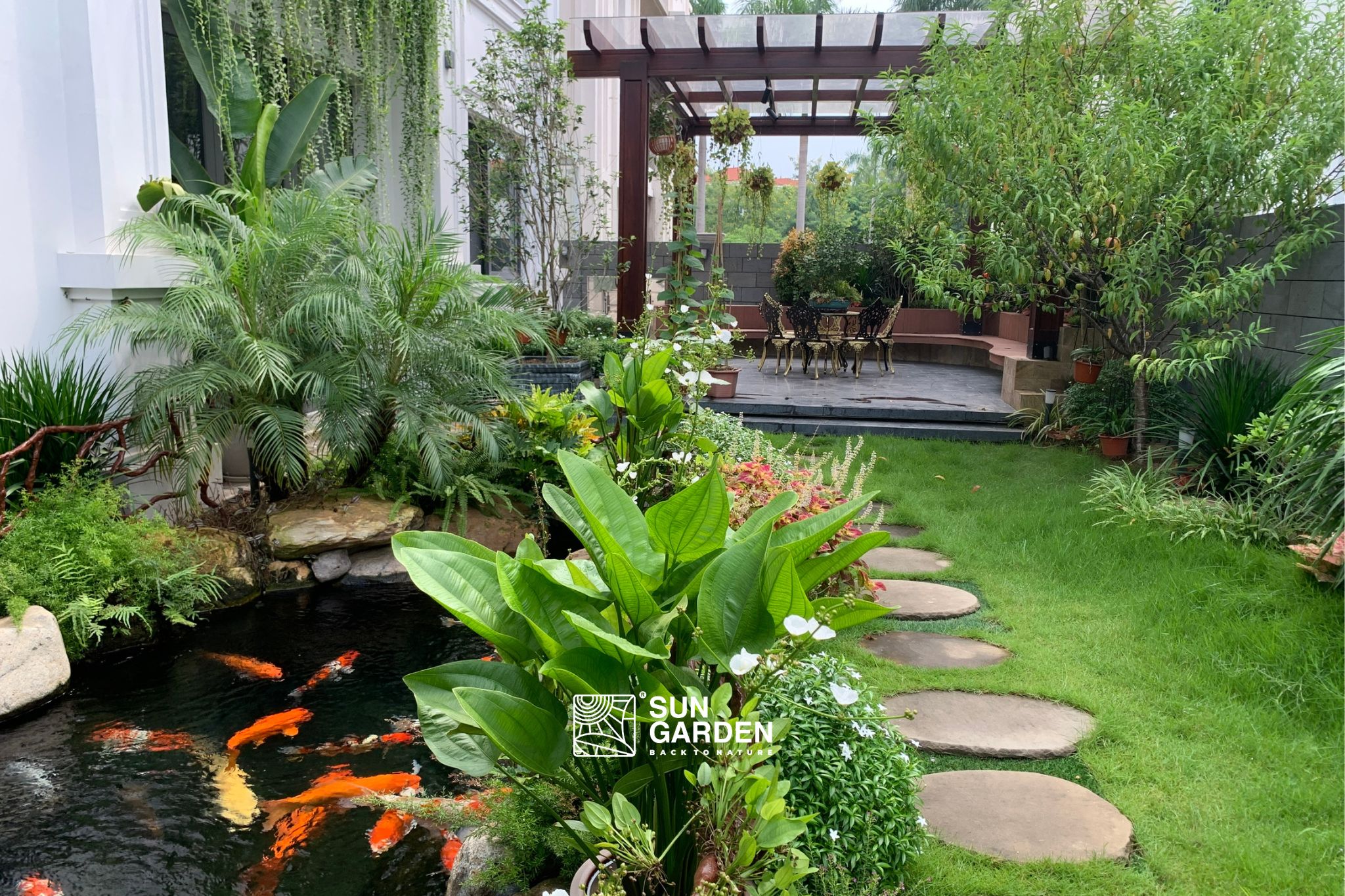 Sân vườn nhỏ đẹp 1