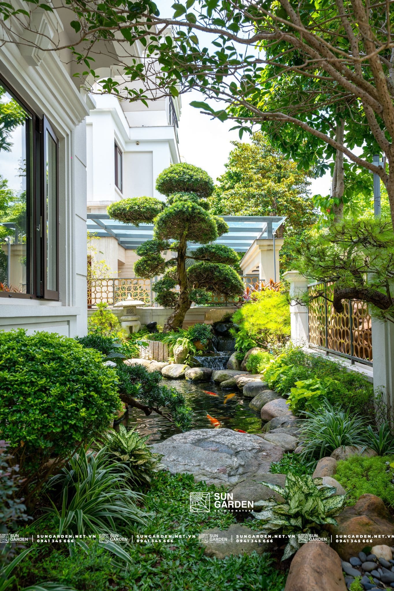 sân vườn sau nhà ống 2