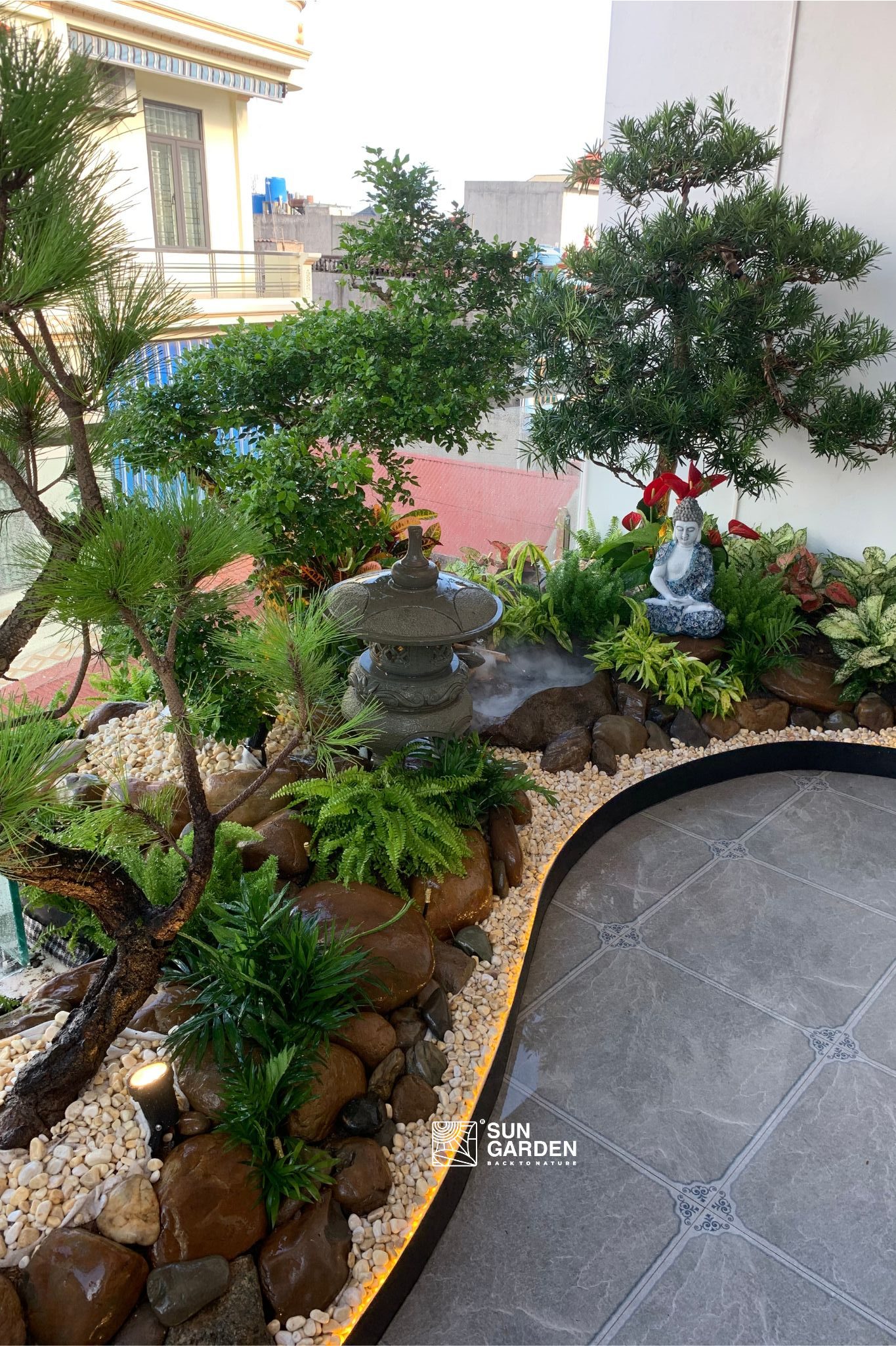 mô hình nhà tiểu cảnh 1