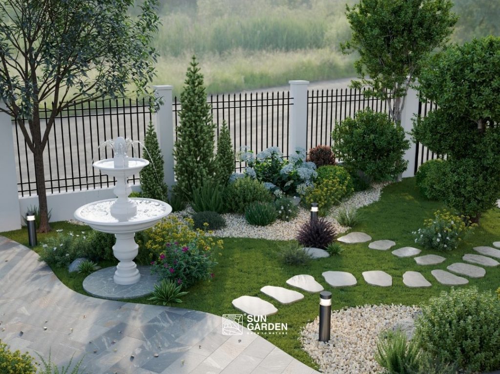 sân vườn sau nhà 1